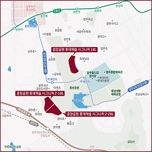 중앙공원 지도입니다